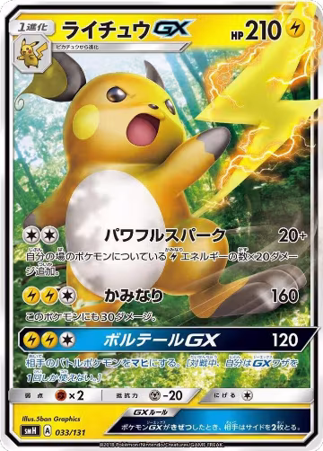 Raichu GX (033/131), smH: GX Starter Decks — Pokémon JP card price