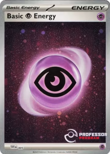 Psychic Energy (2023) (005), Professor Program Promos — Pokémon card price