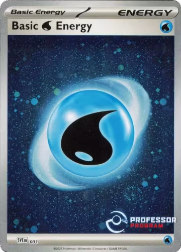 Water Energy (2023) (003), Professor Program Promos — Pokémon card price
