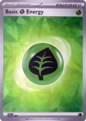 Basic Grass Energy (Cracked Ice Holo) (009), Scarlet & Violet Energies — Pokémon card price