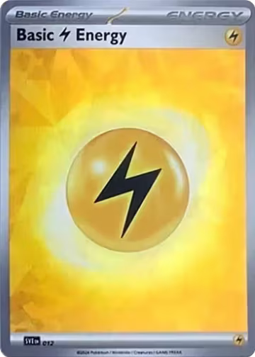 Basic Lightning Energy (Cracked Ice Holo) (012), Scarlet & Violet Energies — Pokémon card price