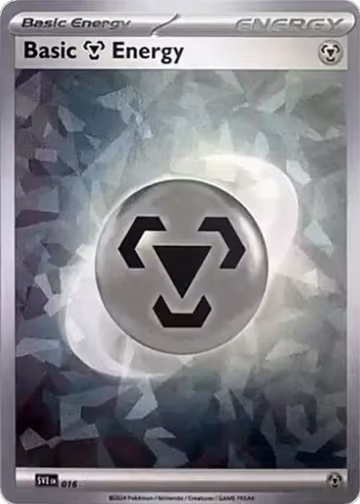 Basic Metal Energy (Cracked Ice Holo) (016), Scarlet & Violet Energies — Pokémon card price