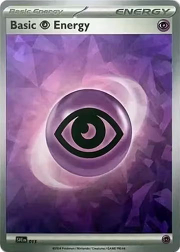 Basic Psychic Energy (Cracked Ice Holo) (013), Scarlet & Violet Energies — Pokémon card price