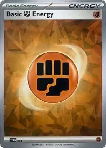 Basic Fighting Energy (Cracked Ice Holo) (014), Scarlet & Violet Energies — Pokémon card price