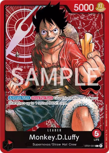 Monkey.D.Luffy (ST01-001) — card price