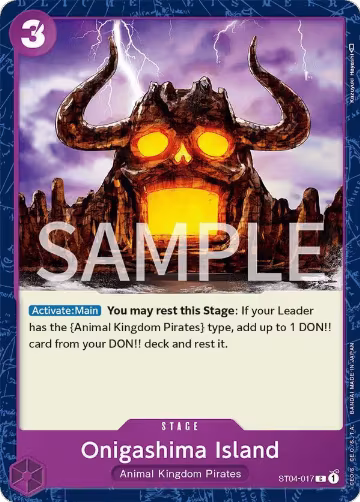 Onigashima Island (ST04-017), Revision Pack Cards — One Piece card price