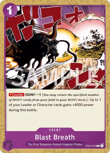 Blast Breath (ST04-016), Revision Pack Cards — One Piece card price