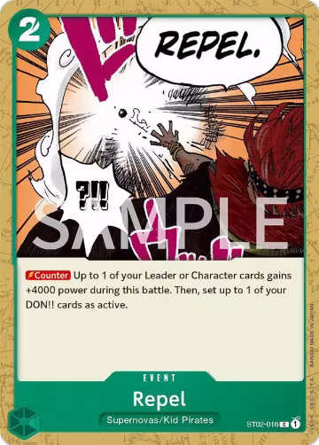 Repel (ST02-016), Revision Pack Cards — One Piece card price