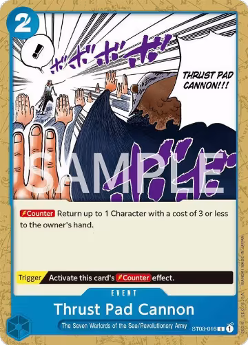 Thrust Pad Cannon (ST03-016), Revision Pack Cards — One Piece card price