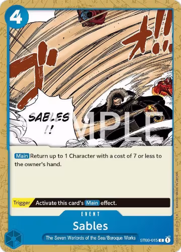 Sables (ST03-015), Revision Pack Cards — One Piece card price