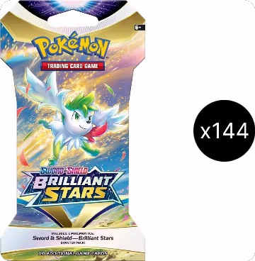 Brilliant Stars Sleeved Booster Pack Case, Brilliant Stars — Pokémon sealed product price