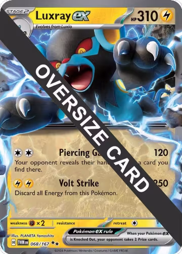 Luxray ex - 068/167 (Meddling Sparks Premium Collection) (068/167), Jumbo Cards — Pokémon card price