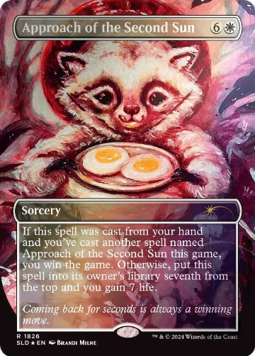 Approach of the Second Sun (Rainbow Foil) (1826), Secret Lair Drop Series — Magic card price