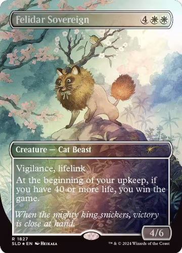 Felidar Sovereign (1827) (Rainbow Foil) (1827), Secret Lair Drop Series — Magic card price