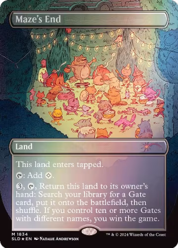 Maze's End (Rainbow Foil) (1834), Secret Lair Drop Series — Magic card price
