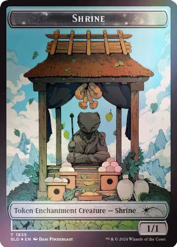 Shrine Token (Rainbow Foil) (1835), Secret Lair Drop Series — Magic card price
