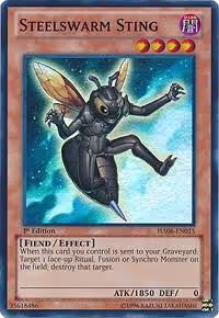 Steelswarm Sting (HA06-EN015), Hidden Arsenal 6: Omega Xyz — Yu-Gi-Oh! card price