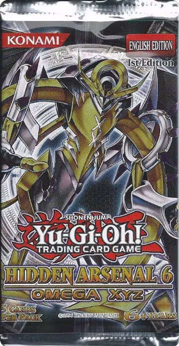 Hidden Arsenal 6: Omega Xyz - Booster Pack [1st Edition], Hidden Arsenal 6: Omega Xyz — Yu-Gi-Oh! sealed product price