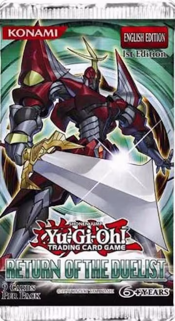 Return of the Duelist - Booster Pack, Return of the Duelist — Yu-Gi-Oh! sealed product price