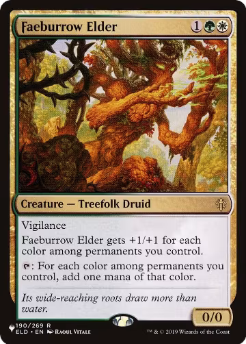Faeburrow Elder (190/269), The List Reprints — Magic card price
