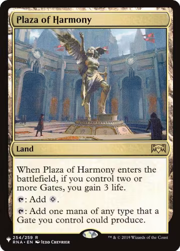 Plaza of Harmony (254/259), The List Reprints — Magic card price