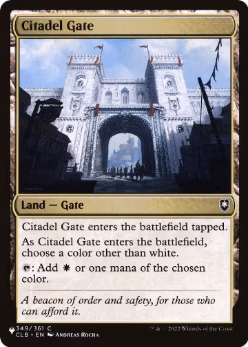 Citadel Gate (349/361), The List Reprints — Magic card price