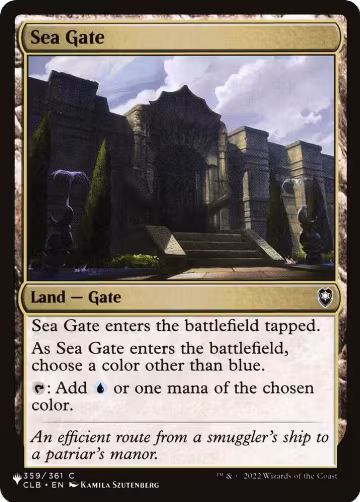 Sea Gate (359/361), The List Reprints — Magic card price