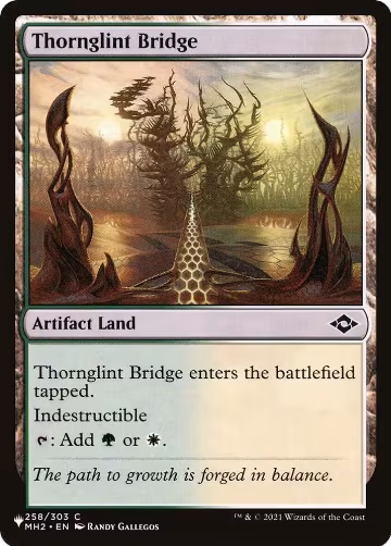 Thornglint Bridge (258/303), The List Reprints — Magic card price