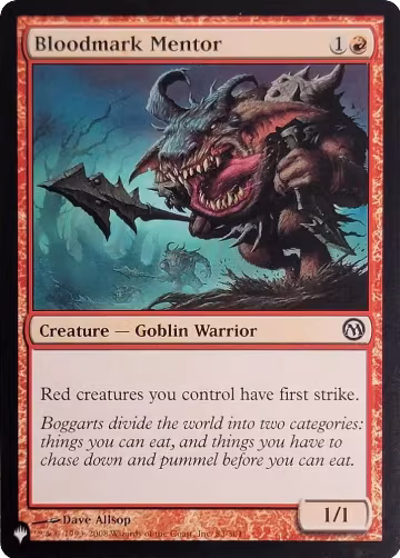 Bloodmark Mentor (83) (83/301), The List Reprints — Magic card price