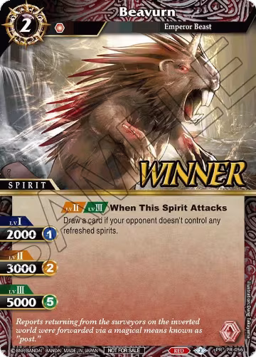 Beavurn (Store Tournament & Sealed Deck Pack Vol.2 -Winner-) (PR-056), Launch & Event Promos — Battle Spirits card price