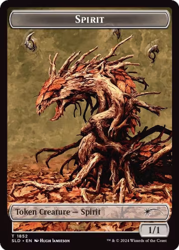 Spirit (SLD) // Clue (CMM) Double-Sided Token (1852 // 40), Secret Lair Drop Series — Magic card price
