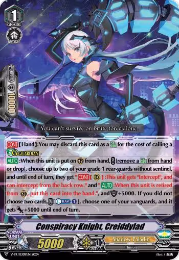 Conspiracy Knight, Creiddylad (V-PR/0309EN) — card price