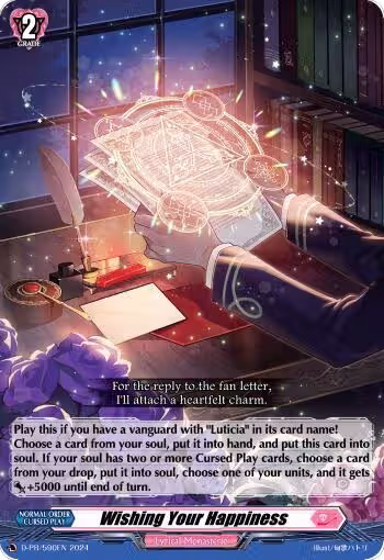 Wishing Your Happiness (D-PR/590EN) (D-PR/590EN), D Promo Cards — Vanguard card price