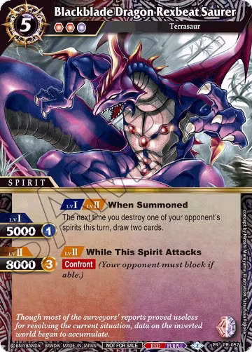 Blackblade Dragon Rexbeat Saurer (Store Tournament & Sealed Deck Pack Vol.2) (PR-057), Launch & Event Promos — Battle Spirits card price