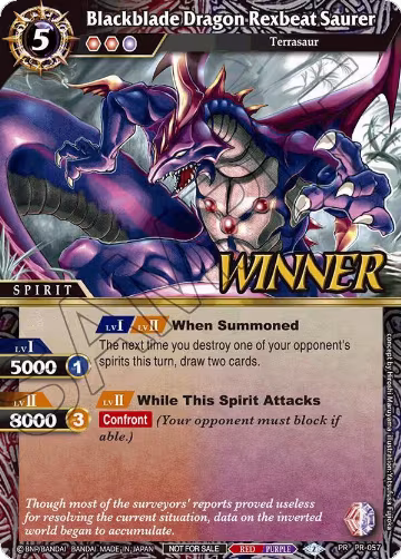 Blackblade Dragon Rexbeat Saurer (Store Tournament & Sealed Deck Pack Vol.2 -Winner-) (PR-057), Launch & Event Promos — Battle Spirits card price
