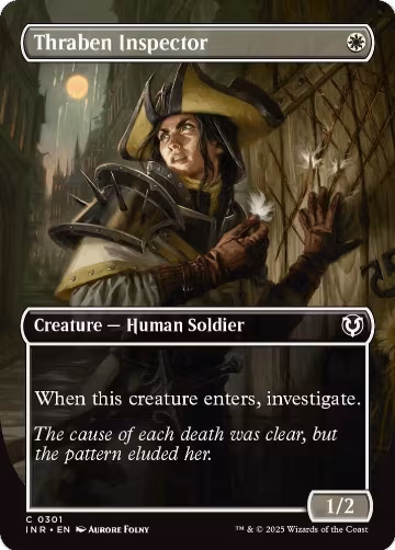 Thraben Inspector (Borderless) (301), Innistrad Remastered — Magic card price