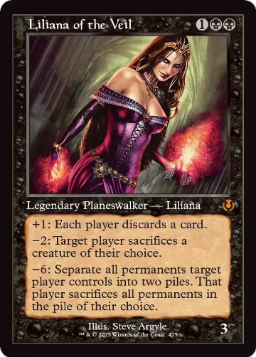 Liliana of the Veil (Retro Frame) (475), Innistrad Remastered — Magic card price