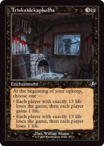 Triskaidekaphobia (Retro Frame) (391), Innistrad Remastered — Magic card price
