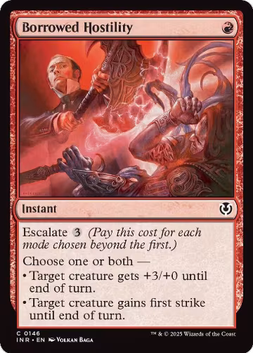 Borrowed Hostility (146), Innistrad Remastered — Magic card price