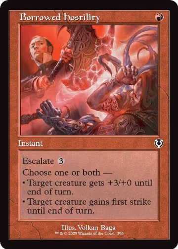 Borrowed Hostility (Retro Frame) (396), Innistrad Remastered — Magic card price