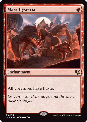 Mass Hysteria (164), Innistrad Remastered — Magic card price