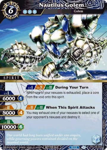 Nautilus Golem (Store Tournament & Sealed Deck Pack Vol.2) (PR-066), Launch & Event Promos — Battle Spirits card price