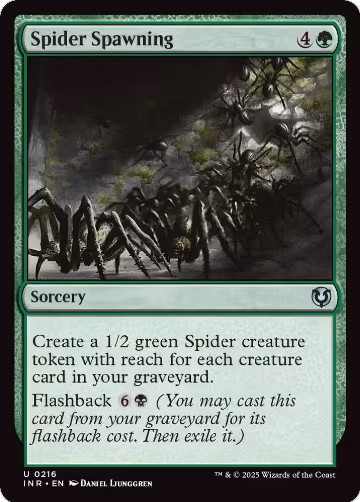 Spider Spawning (216), Innistrad Remastered — Magic card price