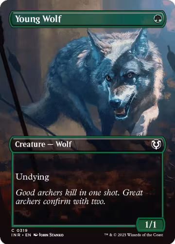 Young Wolf (Borderless) (319), Innistrad Remastered — Magic card price