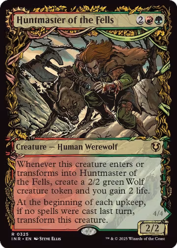 Huntmaster of the Fells (Showcase) (325), Innistrad Remastered — Magic card price