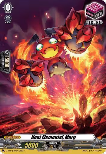 Heat Elemental, Marg (D-PR/379EN), D Promo Cards — Vanguard card price