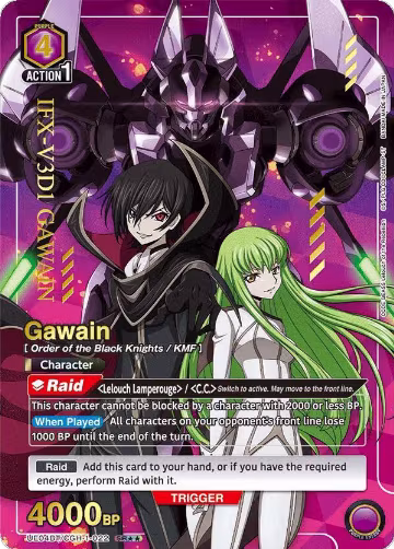 Gawain (SR**) (UE04BT/CGH-1-022) — card price