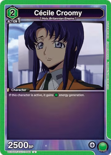 Cecile Croomy (UE04BT/CGH-1-042), CODE GEASS: Lelouch of the Rebellion — Union Arena card price
