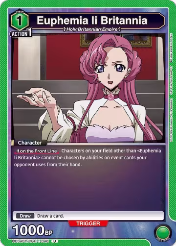 Euphemia li Britannia (046) (UE04BT/CGH-1-046), CODE GEASS: Lelouch of the Rebellion — Union Arena card price