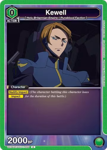 Kewell (UE04BT/CGH-1-050), CODE GEASS: Lelouch of the Rebellion — Union Arena card price
